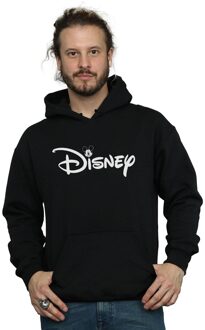 Disney Heren Mickey Mouse Hoofd Logo Hoodie (Zwart) - maat 2XL