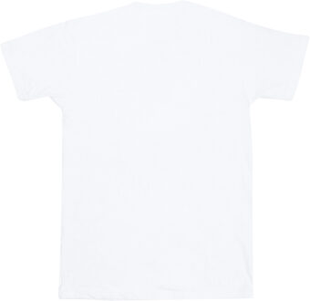 Disney Heren Mickey Mouse Hoofd Logo T-Shirt (Wit) - maat M