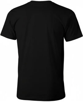 Disney Heren mickey mouse knipogend gezicht t-shirt Paars - S