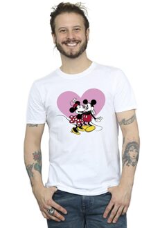 Disney Heren Mickey Mouse Love Languages T-Shirt (Wit)