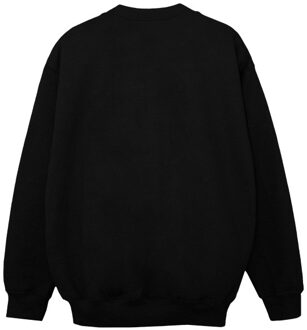 Disney heren mickey mouse swirl logo sweatshirt Zwart - XL