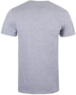 Disney Heren Mickey Mouse Vintage Heather T-shirt (Sportgrijs) Lichtgrijs