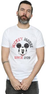 Disney Heren Minnie Mouse Sinds 1928 T-Shirt (Wit) - maat L