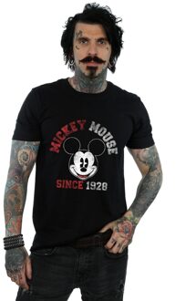 Disney Heren Minnie Mouse Sinds 1928 T-Shirt (Zwart)