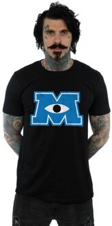 Disney Heren Monsters University Monster M T-Shirt (Zwart) - 2XL
