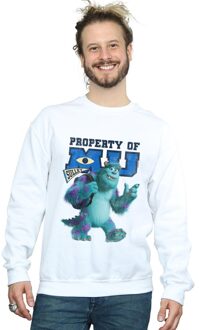 Disney Heren Monsters University Property Of MU Sulley Sweatshirt (Wit)