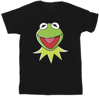 Disney Heren Muppets Kermit Hoofd T-Shirt (Zwart) - S