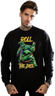 Disney Heren Nightmare Before Christmas Oogie Boogie Dobbelsteen Sweatshirt (Zwart)