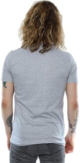 Disney Heren Springen en Knipogen Mickey Mouse T-Shirt (Sportgrijs) Lichtgrijs - 2XL