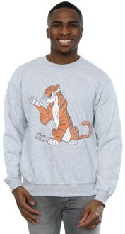 Disney Heren The Jungle Book Classic Shere Khan Sweatshirt (Heide Grijs) - 3XL