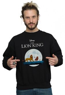 Disney Heren The Lion King Hakuna Matata Walk Sweatshirt (Zwart)