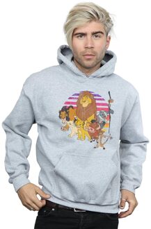 Disney Heren The Lion King Pride Family Hoodie (Sportgrijs) Lichtgrijs - 4XL