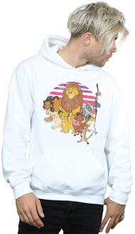 Disney Heren The Lion King Pride Family Hoodie (Wit) - M