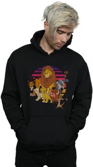 Disney Heren The Lion King Pride Family Hoodie (Zwart) - 2XL