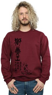Disney Heren The Lion King Pride Rock Kalligrafie Sweatshirt (Bourgondië) Bourgogne