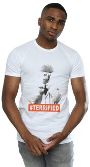 Disney Heren The Muppets Beaker Doodsbang T-Shirt (Wit) - XL