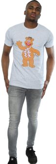 Disney Heren The Muppets Classic Fozzy T-Shirt (Heide Grijs) - maat XL