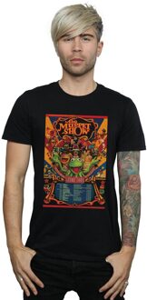 Disney Heren The Muppets The Muppet Show Poster T-Shirt (Zwart) - L
