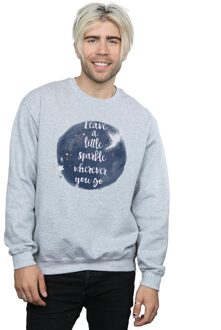Disney Heren Tinker Bell A Little Sparkle Sweatshirt (Sportgrijs) Lichtgrijs - 4XL
