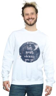 Disney Heren Tinker Bell A Little Sparkle Sweatshirt (Wit) - 5XL