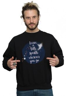 Disney Heren Tinker Bell A Little Sparkle Sweatshirt (Zwart) - M