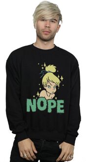 Disney Heren Tinker Bell Nope Sweatshirt (Zwart) - 3XL