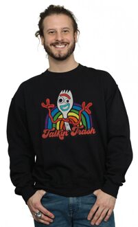 Disney Heren Toy Story 4 Forky Talkin´ Trash Sweatshirt (Zwart) - 4XL