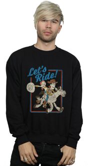Disney Heren Toy Story 4 Let´s Ride Sweatshirt (Zwart) - 5XL