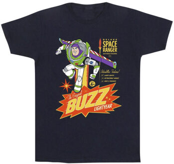 Disney heren toy story buzz lightyear ruimte t-shirt Blauw - XL
