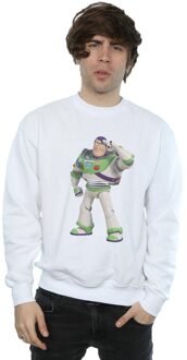 Disney Heren Toy Story Buzz Lightyear staand sweatshirt (Wit) - 4XL