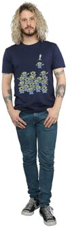 Disney Heren Toy Story De Klauw T-Shirt (Deep Navy) - maat 2XL Blauw