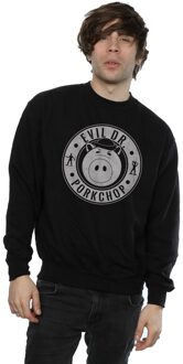 Disney Heren Toy Story Evil Dr Pork Chop Sweatshirt (Zwart)