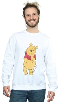 Disney Heren Winnie De Poeh Klassiek Poeh Sweatshirt (Wit) - 3XL