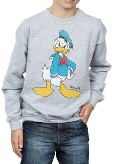 Disney Jongens Boos Donald Duck Sweatshirt (Sportgrijs) - maat Lichtgrijs