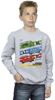 Disney Jongens Cars Piston Cup Kampioenen Sweatshirt (Sportgrijs) Lichtgrijs - 9-11J / 128cm-146cm