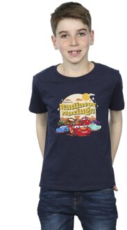Disney Jongens Cars Radiator Springs Groep T-Shirt (Marineblauw) - maat 12-13J / 152-158cm Navy
