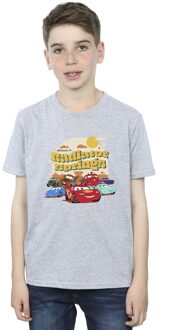 Disney Jongens Cars Radiator Springs Groep T-Shirt (Sportgrijs) - maat Lichtgrijs