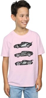 Disney Jongens Cars Tekst Racers T-Shirt (Baby Roze) - 3-4J / 98-104cm