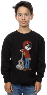 Disney Jongens Coco Miguel Met Gitaar Sweatshirt (Zwart) - maat 3-4J / 98-104cm