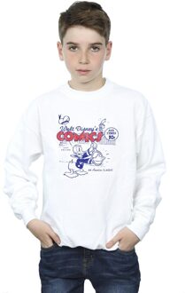 Disney Jongens Donald Duck Comics Sweatshirt (Wit) - maat 9-11J / 128cm-146cm