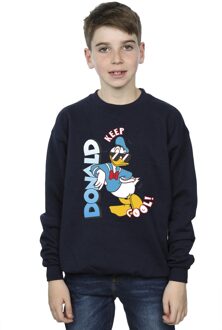 Disney Jongens Donald Duck Cool Sweatshirt (Marineblauw) Navy - 9-11J / 128cm-146cm