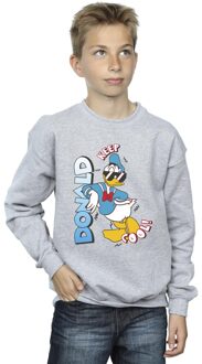 Disney Jongens Donald Duck Cool Sweatshirt (Sportgrijs) - maat 12-13J / 152-158cm Lichtgrijs