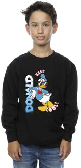 Disney Jongens Donald Duck Cool Sweatshirt (Zwart) - 7-8J / 122-128cm