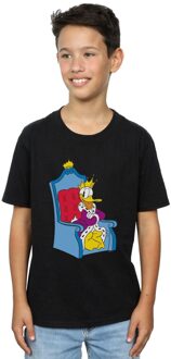 Disney Jongens Donald Duck King Donald T-Shirt (Zwart) - 7-8J / 122-128cm