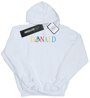 Disney jongens donald duck letters hoodie Zwart - 140/146