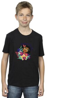 Disney Jongens Encanto Born To Be Me T-Shirt (Zwart) - maat 5-6J / 110-116cm