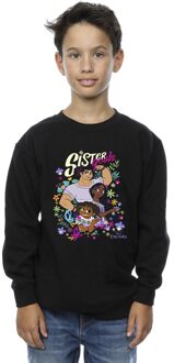 Disney Jongens Encanto Zuster Doelen Sweatshirt (Zwart) - maat 7-8J / 122-128cm