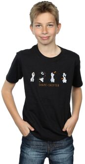 Disney Jongens Frozen 2 Olaf Shape-Shifter T-shirt (Zwart) - 9-11J / 128cm-146cm