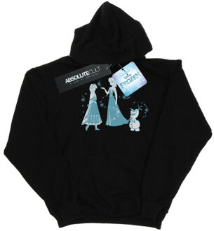 Disney jongens frozen magische sneeuwvlokken hoodie Zwart - 152/158