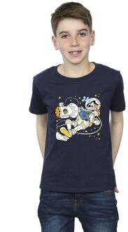 Disney Jongens Goofy Lezen in de Ruimte T-Shirt (Marineblauw) Navy - 5-6J / 110-116cm